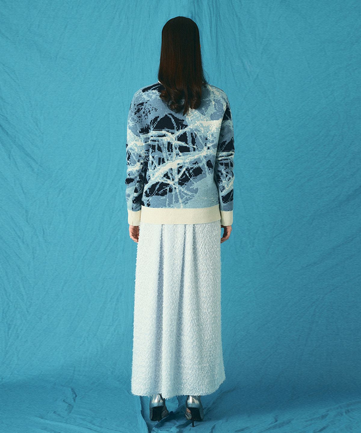 아이스가든에이오공팔(ICE GARDEN A.508) Cracked Ice Jacquard Knit