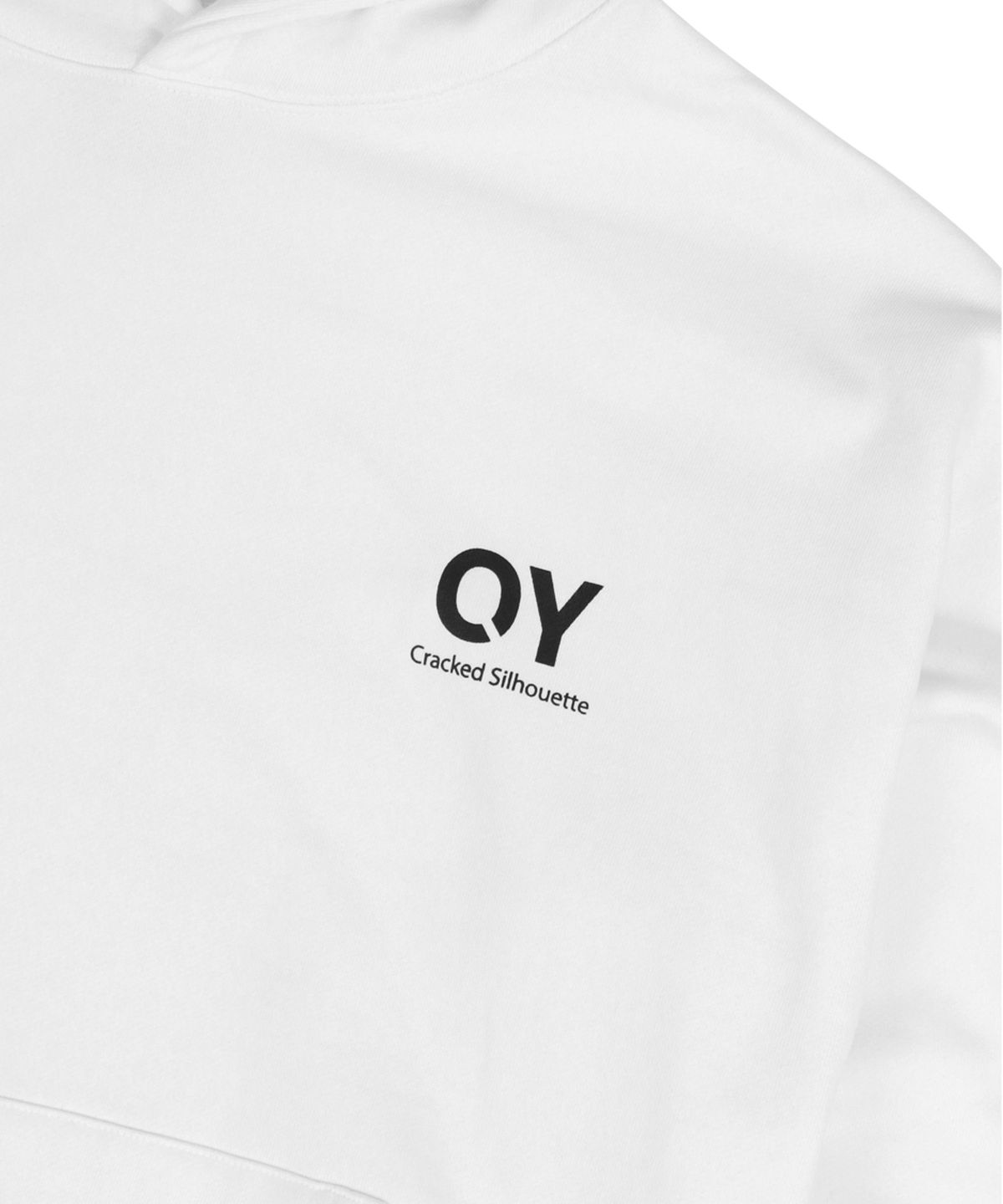 오픈야드(오와이)(OPENYARD(OY)) 버스트 플라워 로고 후드-화이트