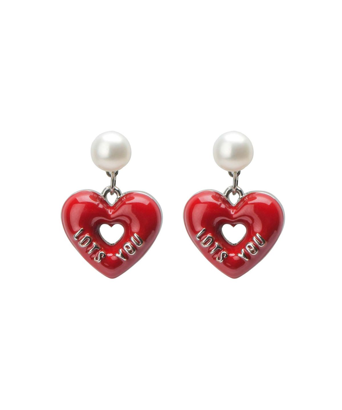 라츠유(LOTSYOU) lotsyou_Heart Candy Earring Red
