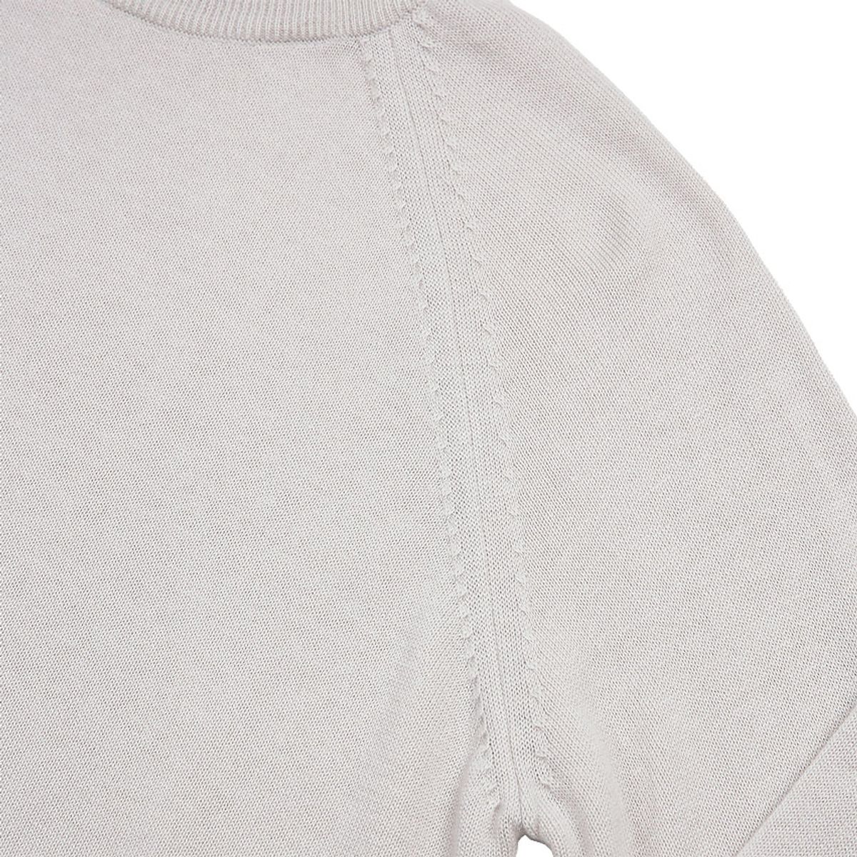 솔티(SORTIE) Extrafine Merino Wool Mock-neck (Oatmeal)