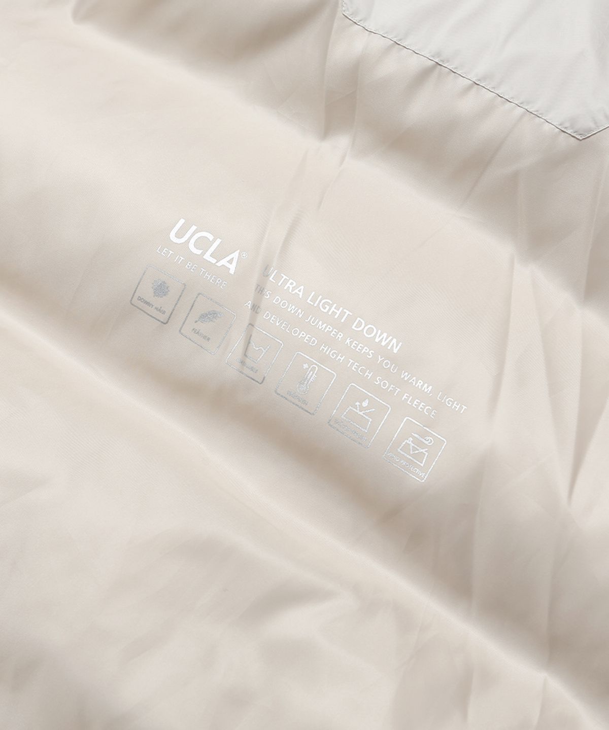 유씨엘에이(UCLA) 로고 숏[LT-BEIGE](UYADO11_23)