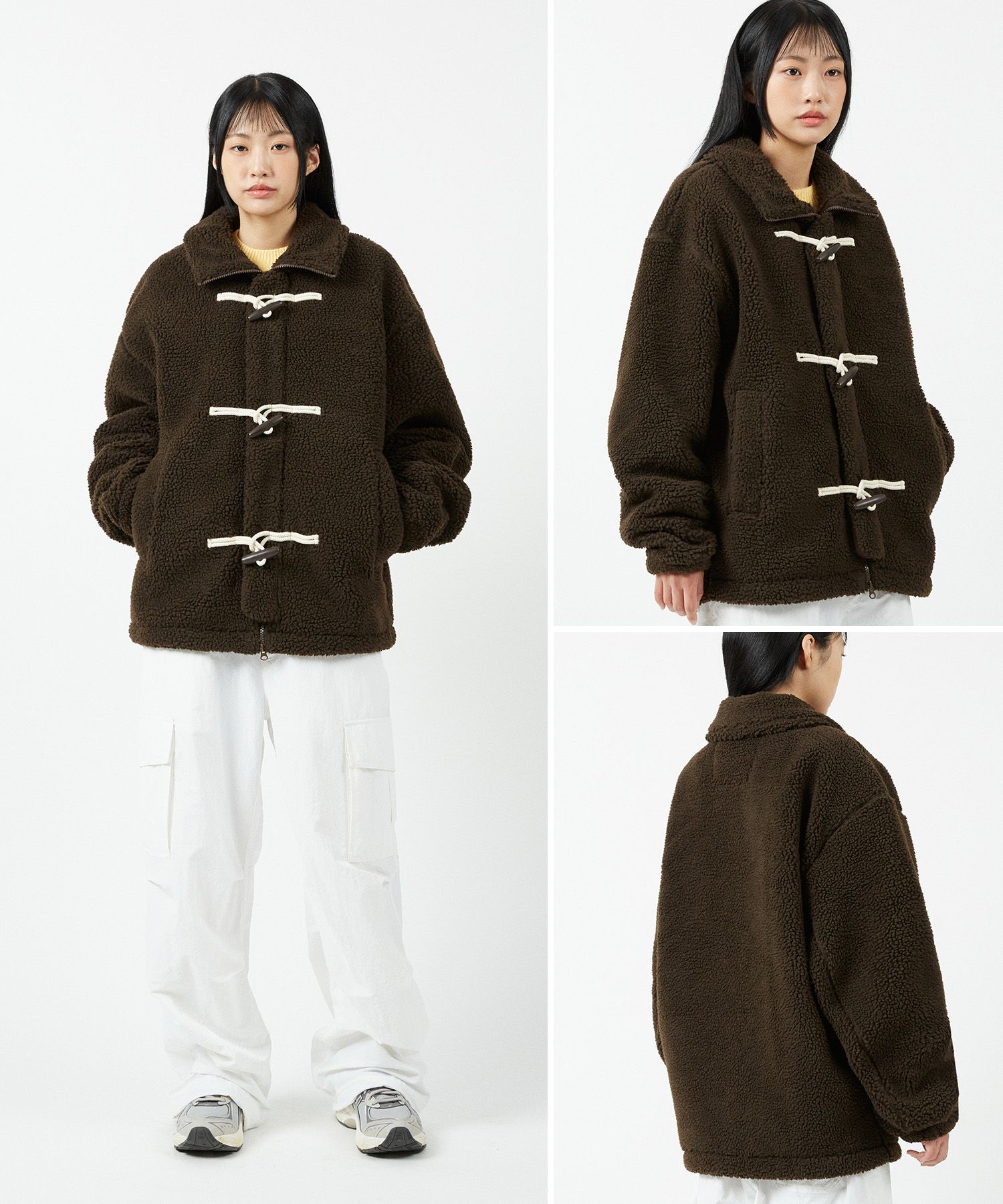 ☆CODE GRAPHY☆HEAVY BOA CGP FLEECE HOODED ZIP-UP JUMPER
