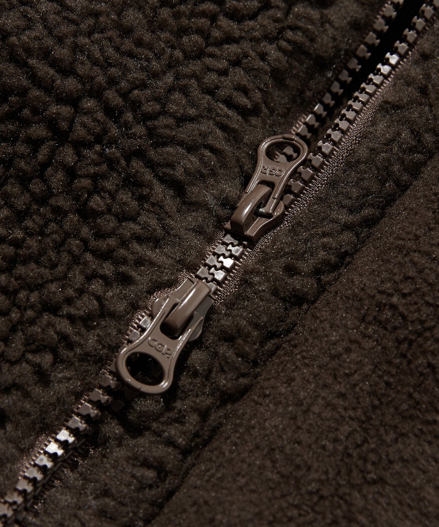 MUSINSA | Codegraphy Heavy Boa CGP Duffle Fleece Jacket_Brown