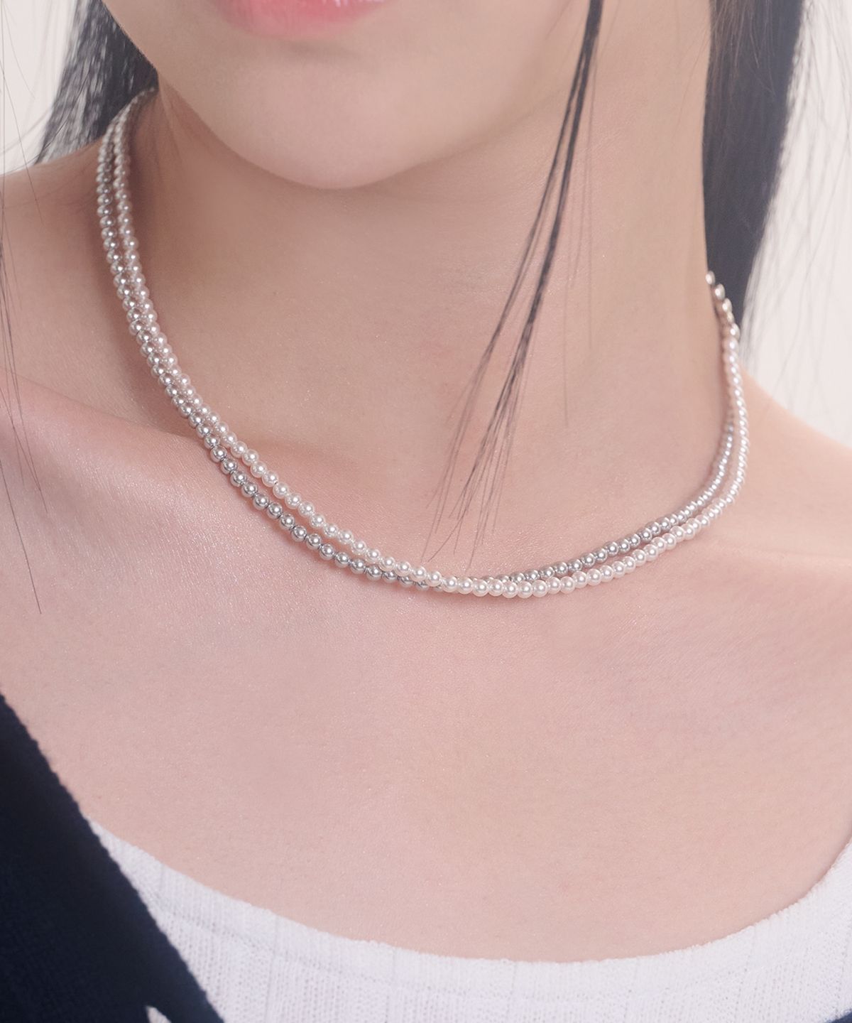 포스트루드(POSTLUDE) [SILVER] S P SV D BALL CHAIN N (2 COLORS)