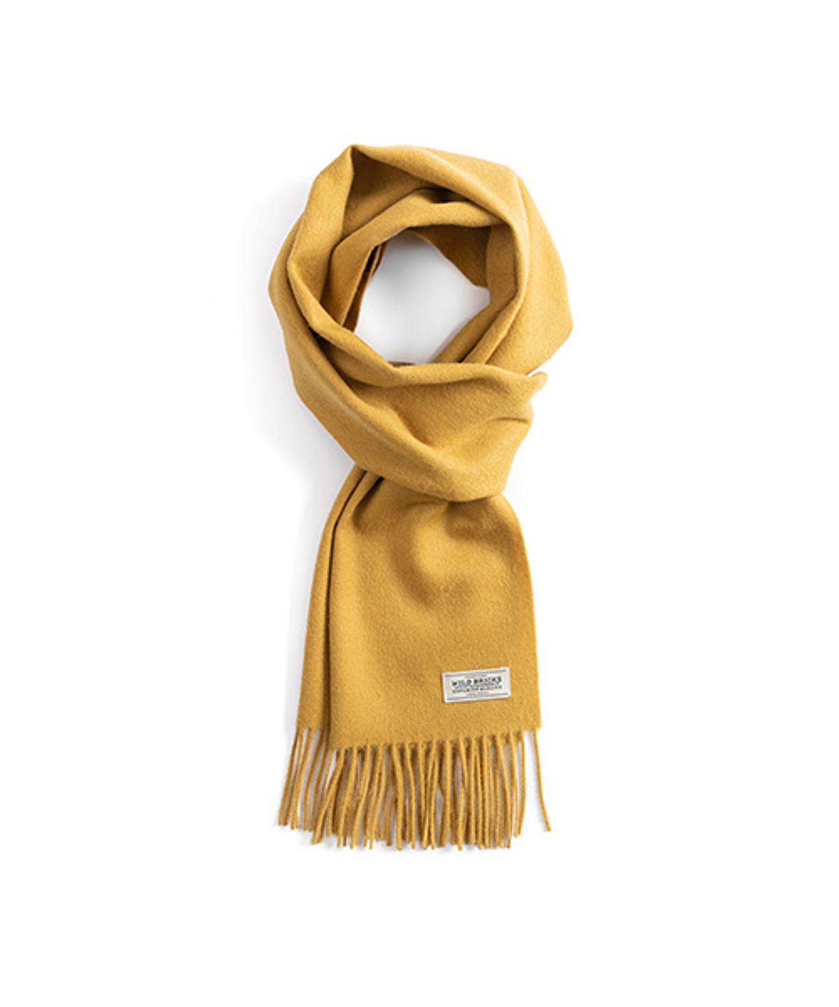와일드 브릭스(WILD BRICKS) ES CASHMERE BLEND MUFFLER (mustard)