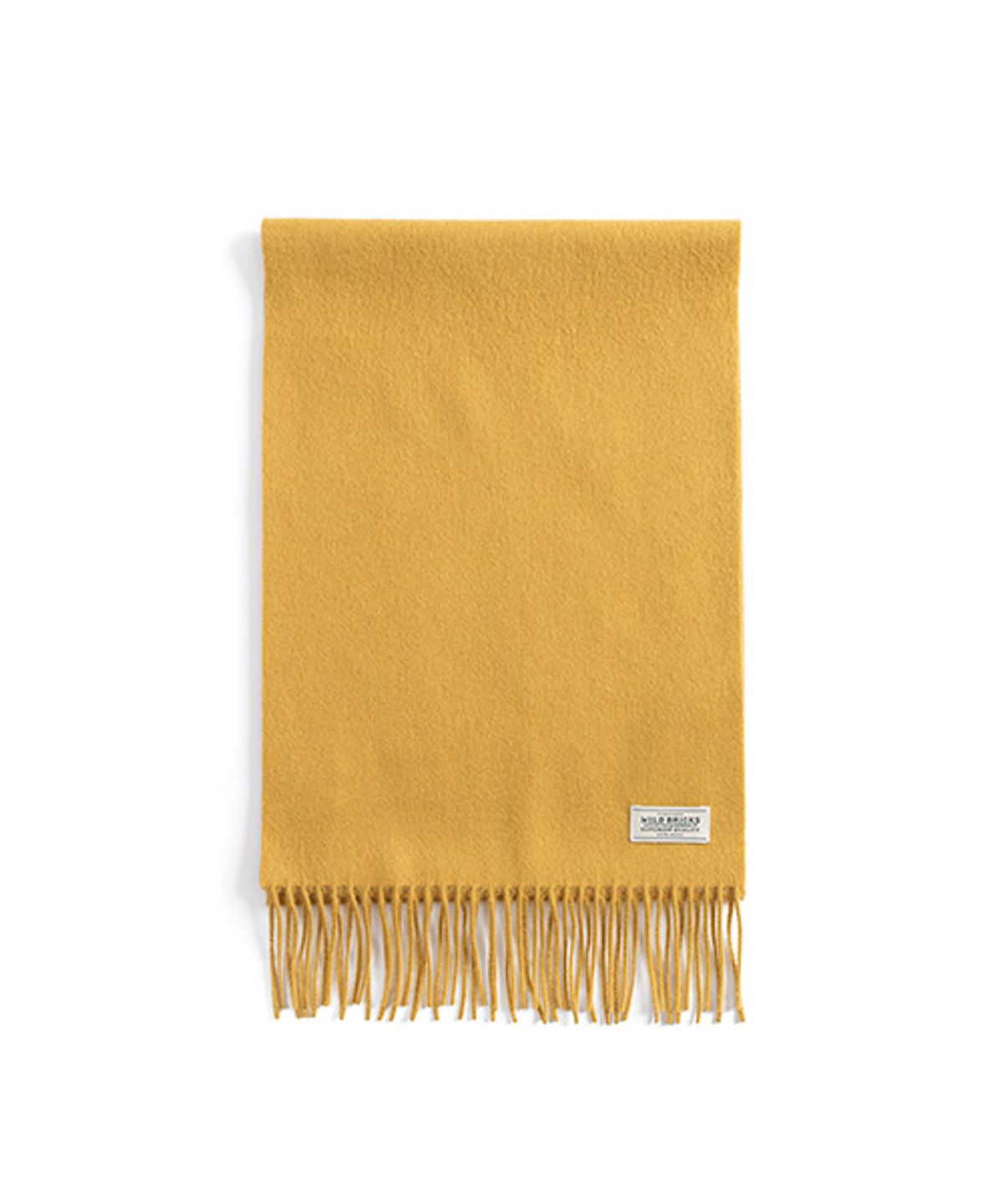와일드 브릭스(WILD BRICKS) ES CASHMERE BLEND MUFFLER (mustard)