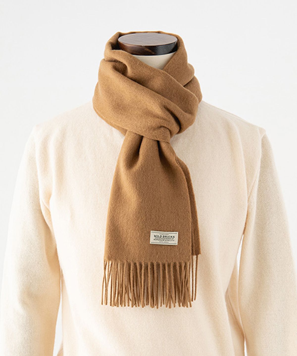 와일드 브릭스(WILD BRICKS) ES CASHMERE BLEND MUFFLER (beige)