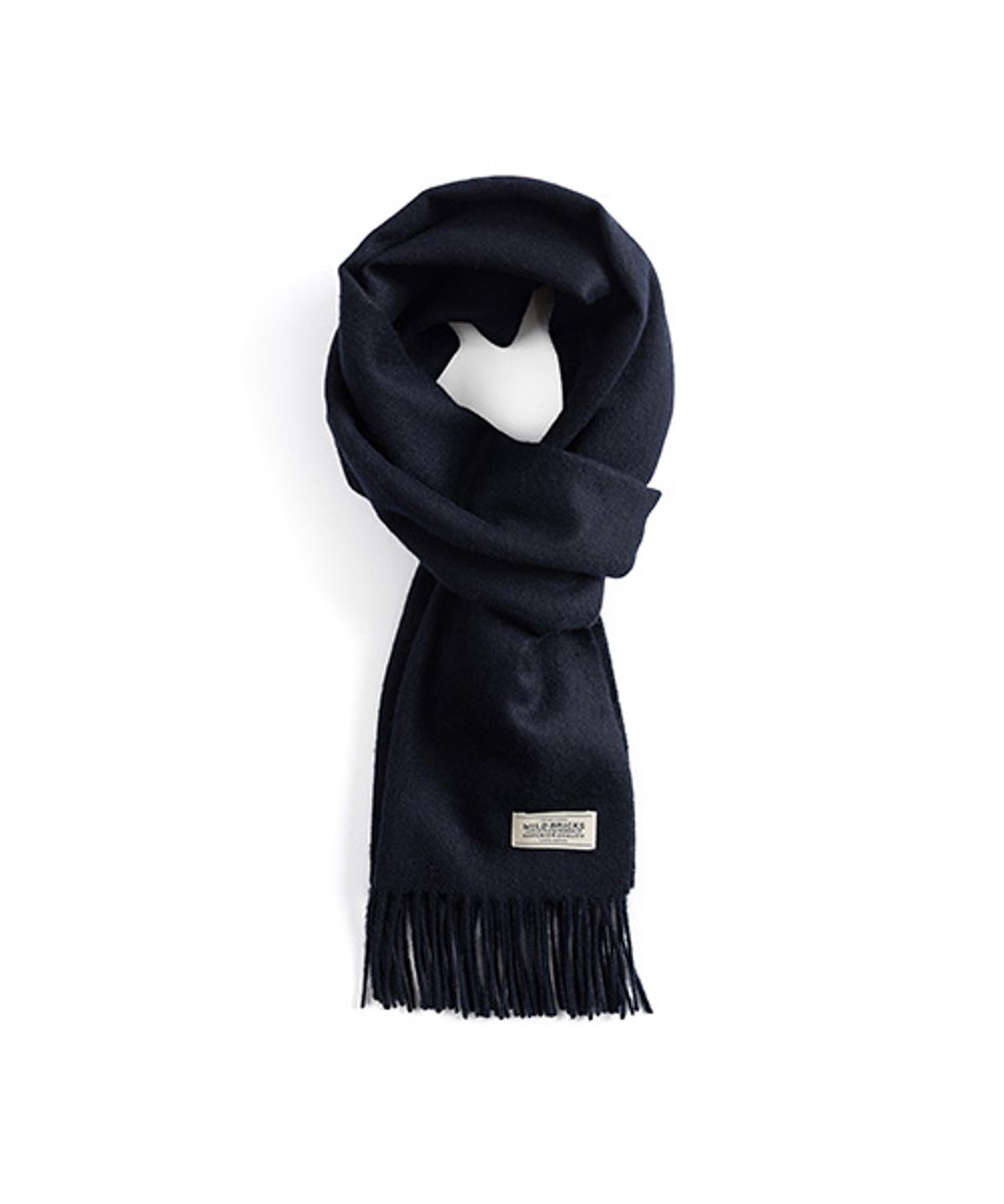 와일드 브릭스(WILD BRICKS) ES CASHMERE BLEND MUFFLER (navy)