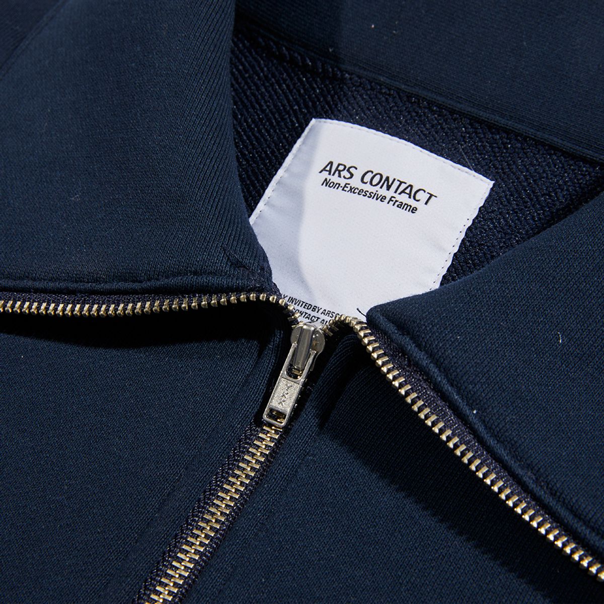 아르스 콘택트(ARSCONTACT) AC Quarter Zip-up, Navy