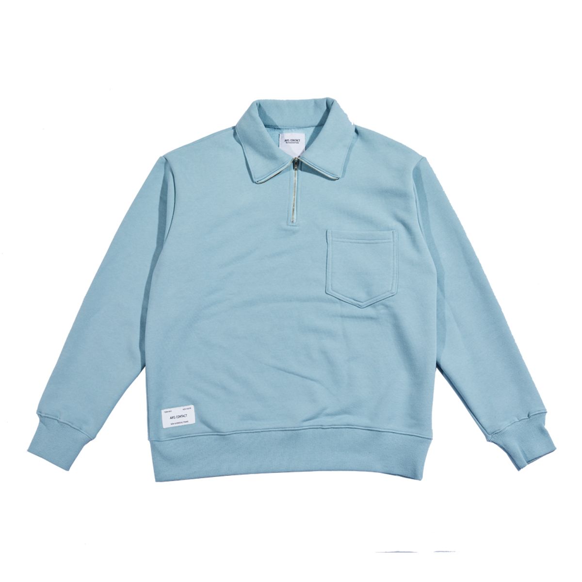 아르스 콘택트(ARSCONTACT) AC Quarter Zip-up, Sky Blue