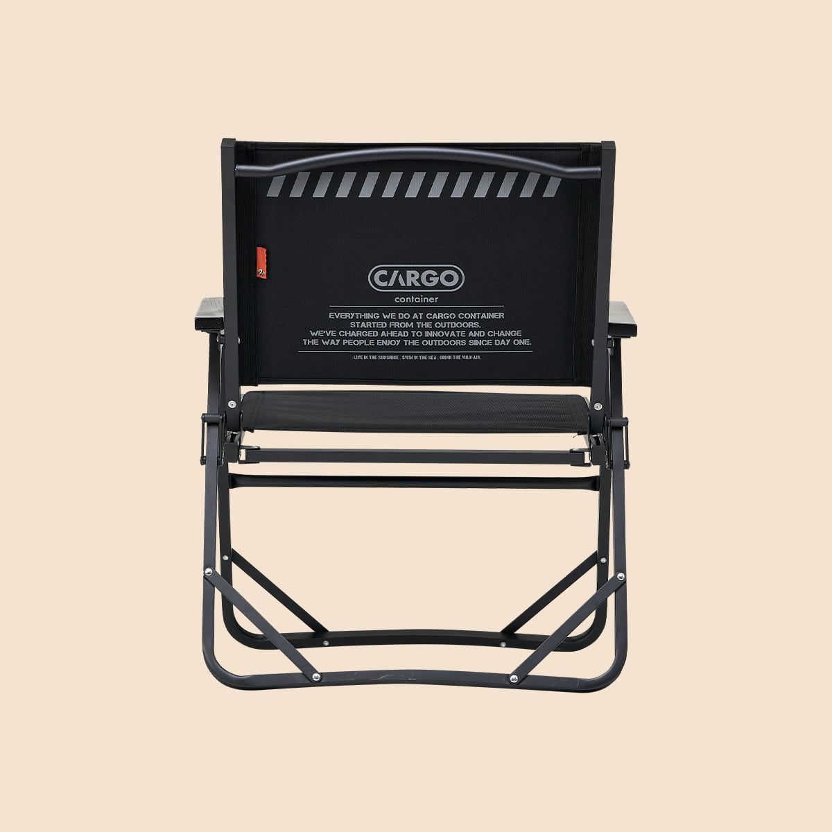카고 컨테이너(CARGO CONTAINER) 코지 폴딩체어 M 2ea (블랙)