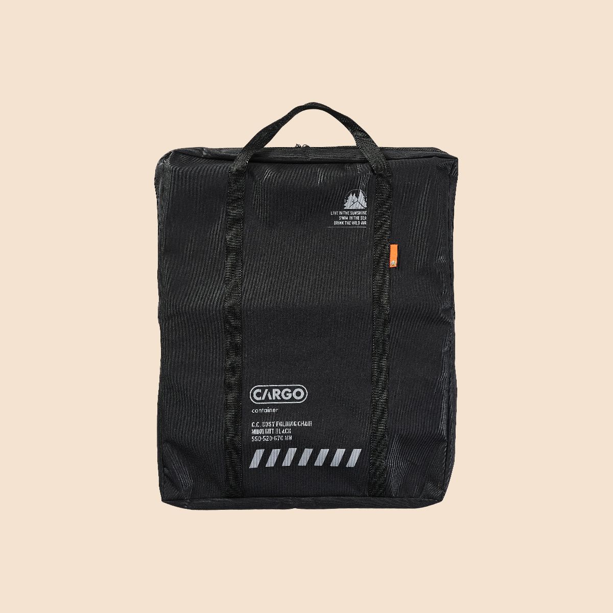 카고 컨테이너(CARGO CONTAINER) 코지 폴딩체어 M 2ea (블랙)