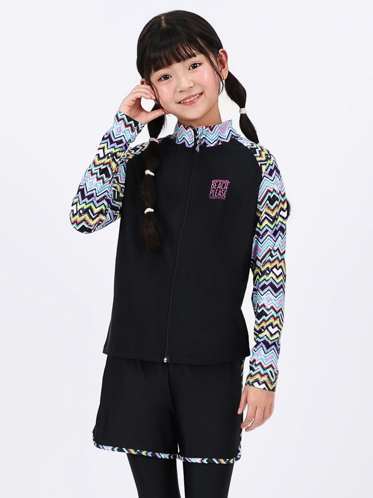 아쿠아티카 키즈(AQUATICA KIDS) 아동 래쉬가드 집업 AQA333 일반용수경5종세트