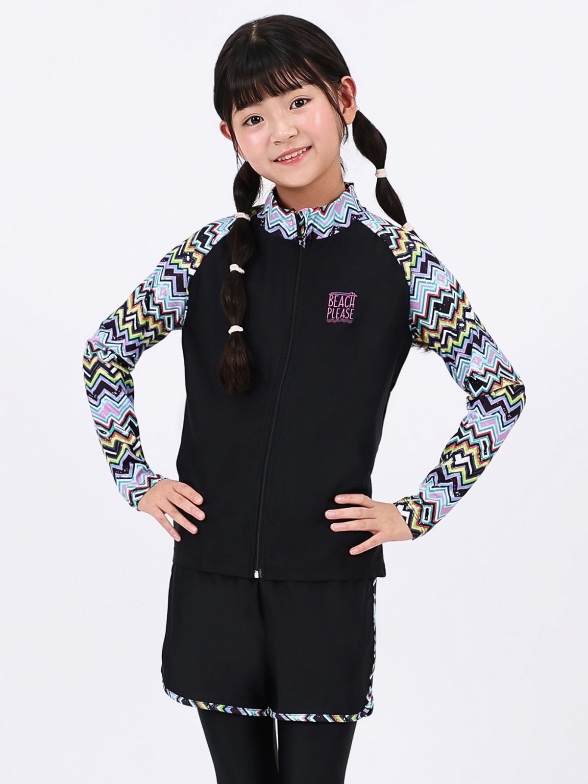 아쿠아티카 키즈(AQUATICA KIDS) 아동 래쉬가드 집업 AQA333 일반용수경5종세트