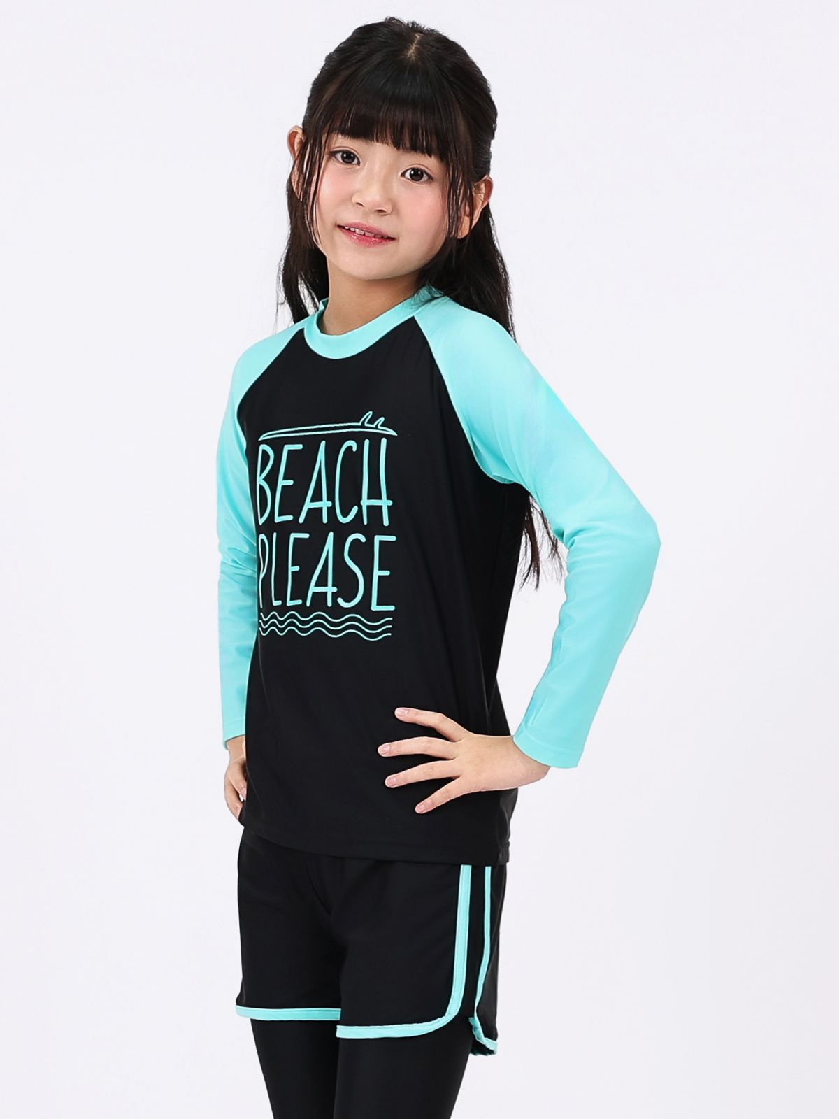 아쿠아티카 키즈(AQUATICA KIDS) 아동 래쉬가드 AQA342 선수용수경세트