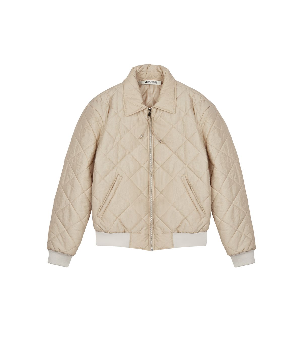 라티젠(LARTIGENT) LX QUILTING JACKET(BEIGE)