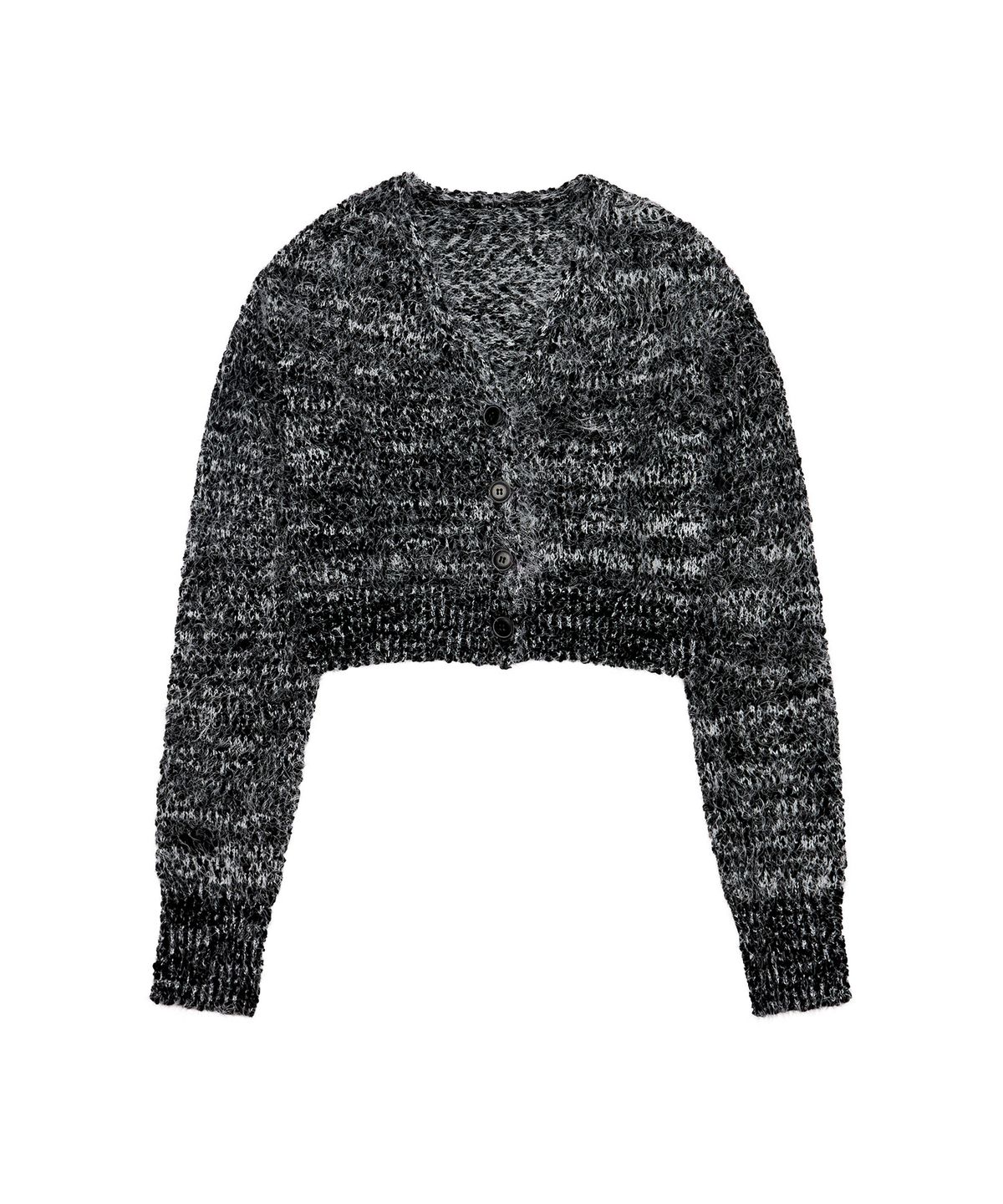라티젠(LARTIGENT) LX POPCORN CARDIGAN SET(BLACK)