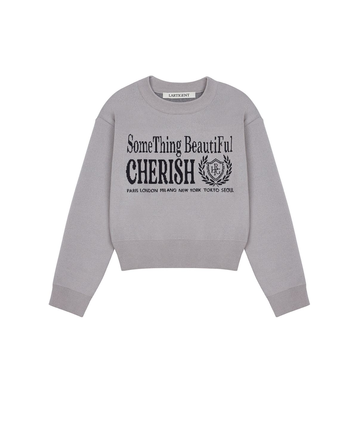 라티젠(LARTIGENT) LX CHERISH KNIT(GRAY)