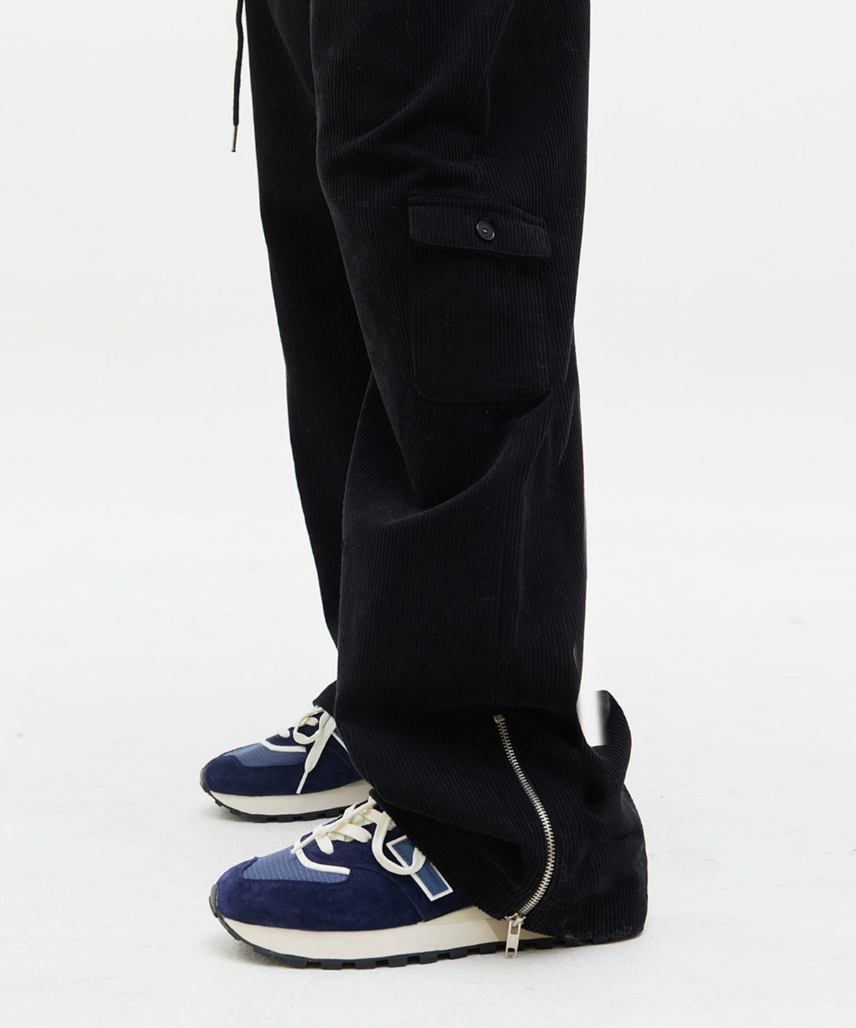라티젠(LARTIGENT) LX CORDUROY POCKET PANTS(BLACK)