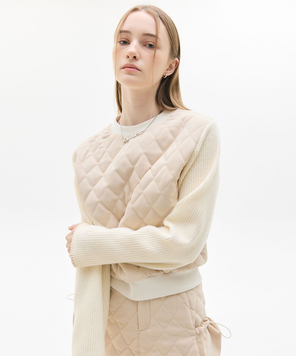 라티젠(LARTIGENT) LX QUILTING TOP(BEIGE)