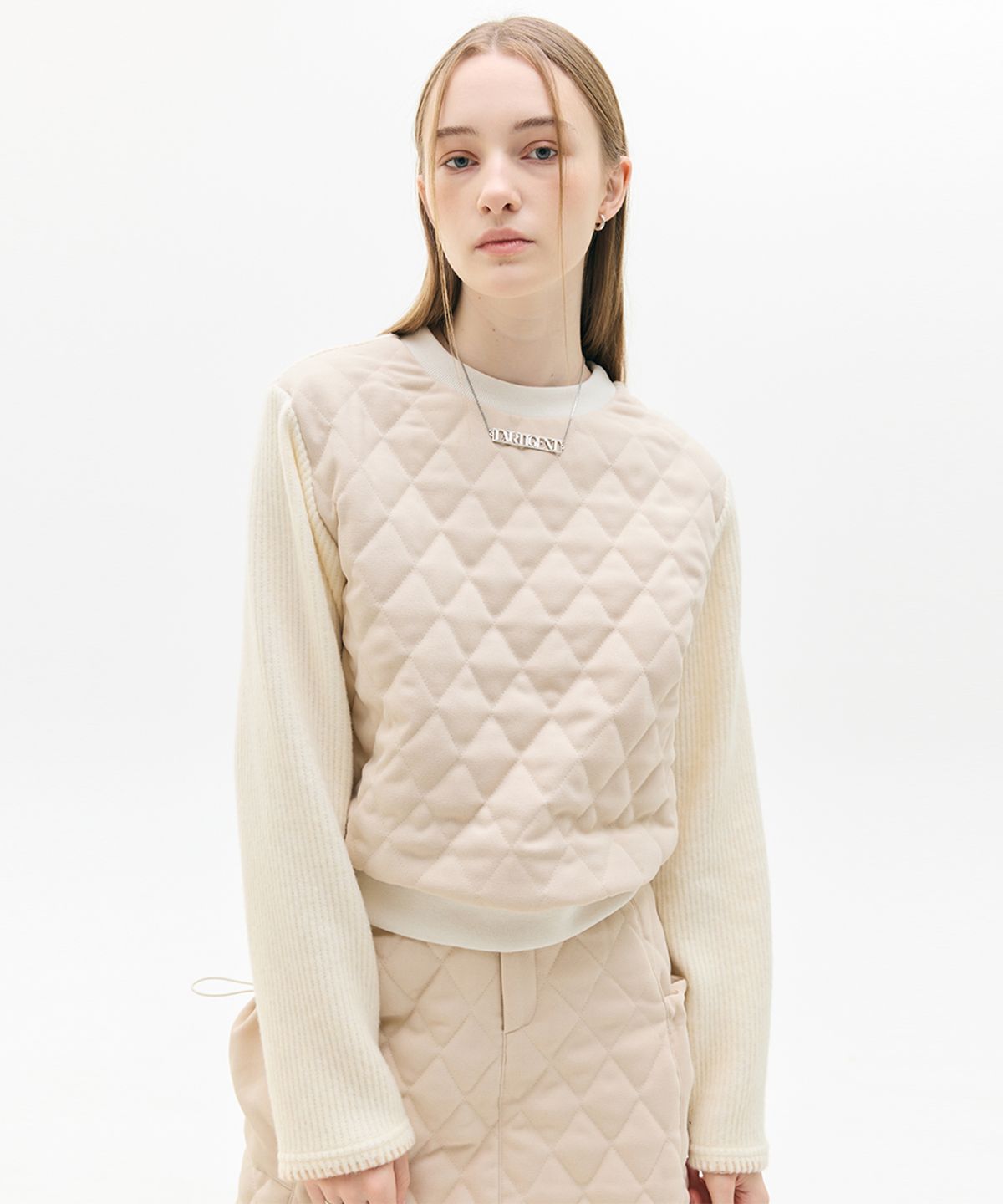 라티젠(LARTIGENT) LX QUILTING TOP(BEIGE)