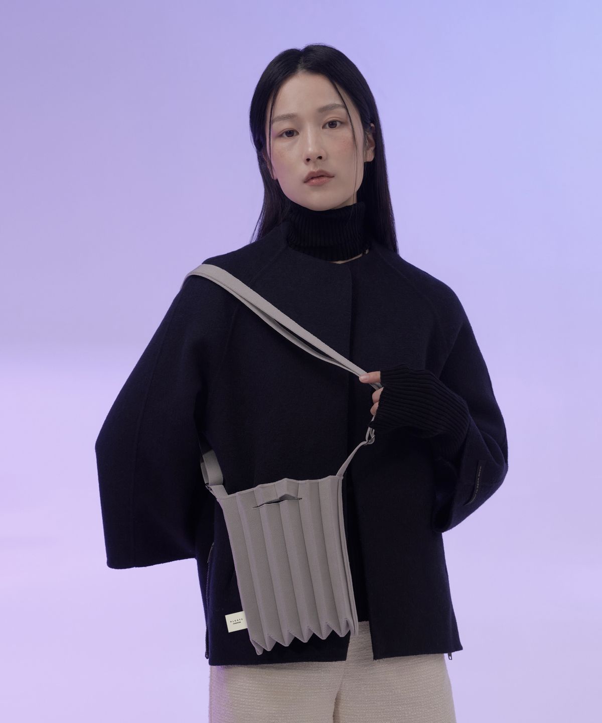 플리츠마마(PLEATSMAMA) 미니스튜디오백 그레이