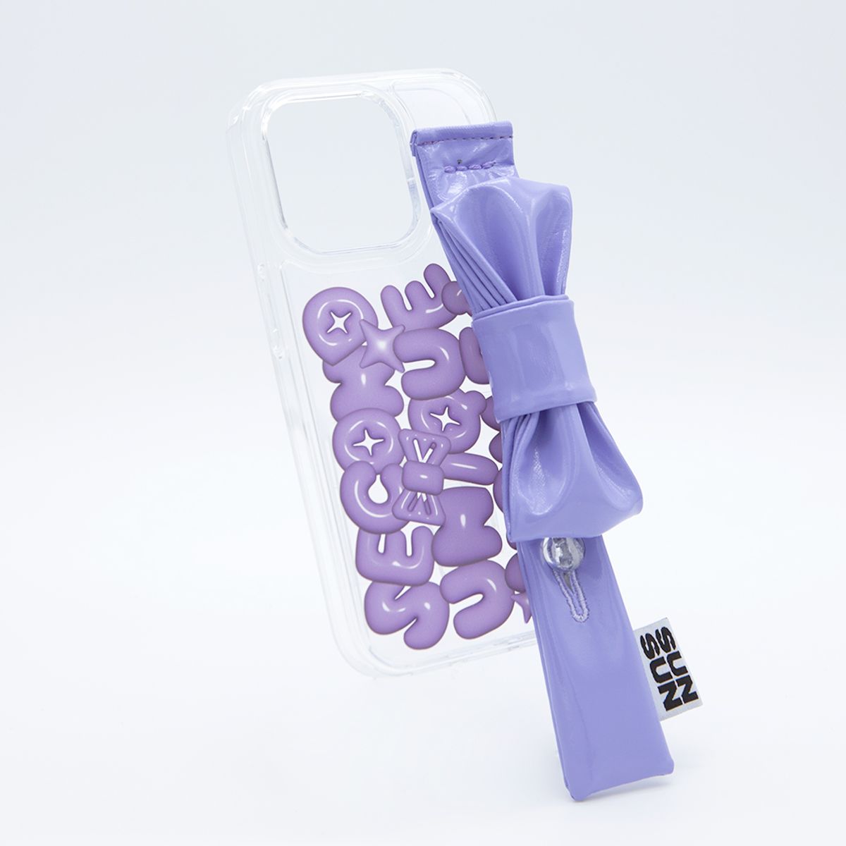 세컨드유니크네임(SECOND UNIQUE NAME) SUN CASE ENAMEL RIBBON LAVENDER