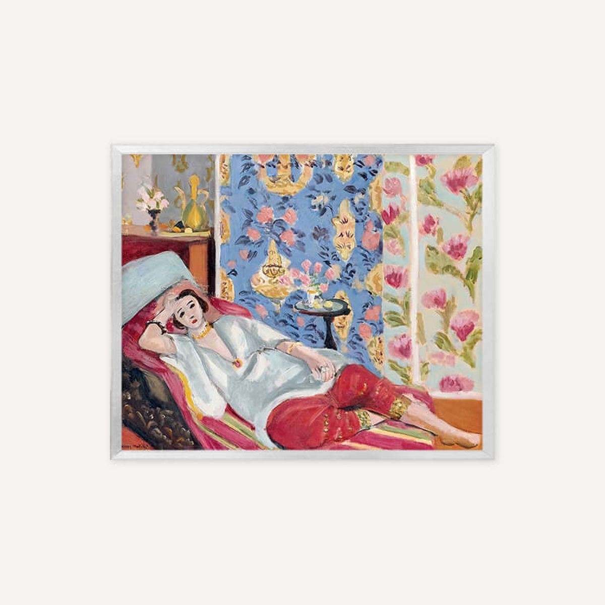 그릿시즌(GREET SEASON) 앙리 마티스 Odalisque à la culotte rouge (액자 포함)