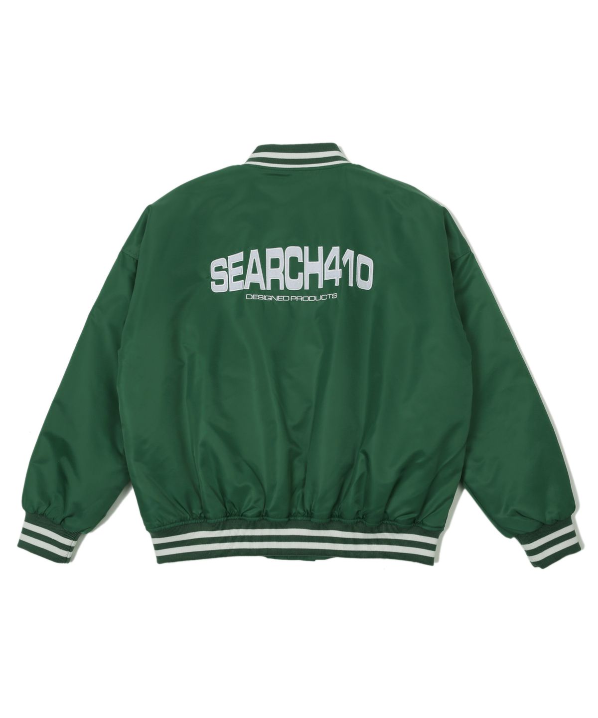 써치410(SEARCH410) 섹터로고 베이스볼 점퍼 그린