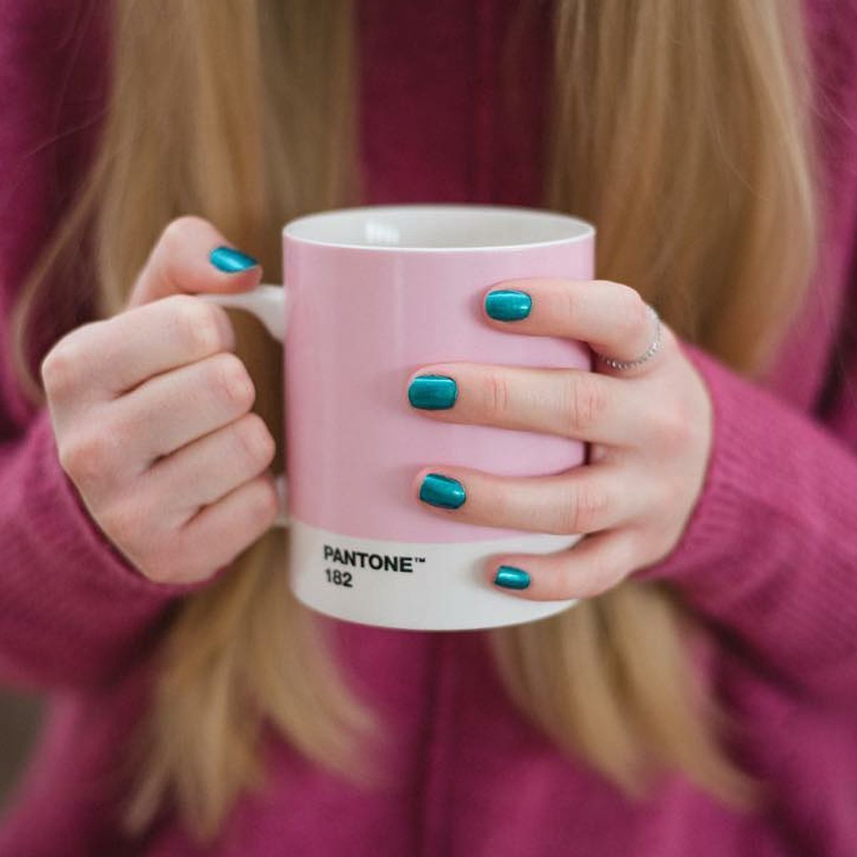 팬톤리빙(PANTONE LIVING) 팬톤 머그컵(라이트핑크182)