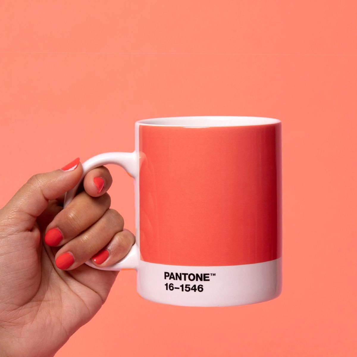 팬톤리빙(PANTONE LIVING) 팬톤 머그컵(리빙코랄16-1546)