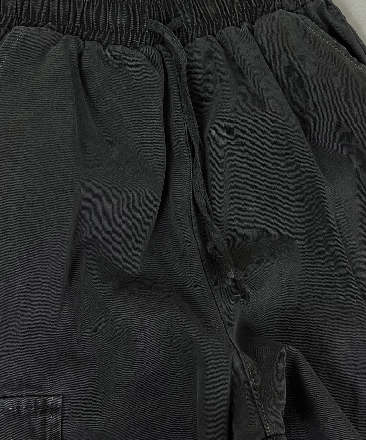 カーゴパンツ SK8ER ROCK Pigment cotton cargo string wide pants MY572 SK8ER ROCK Pigment cotton cargo string wide pants MY572