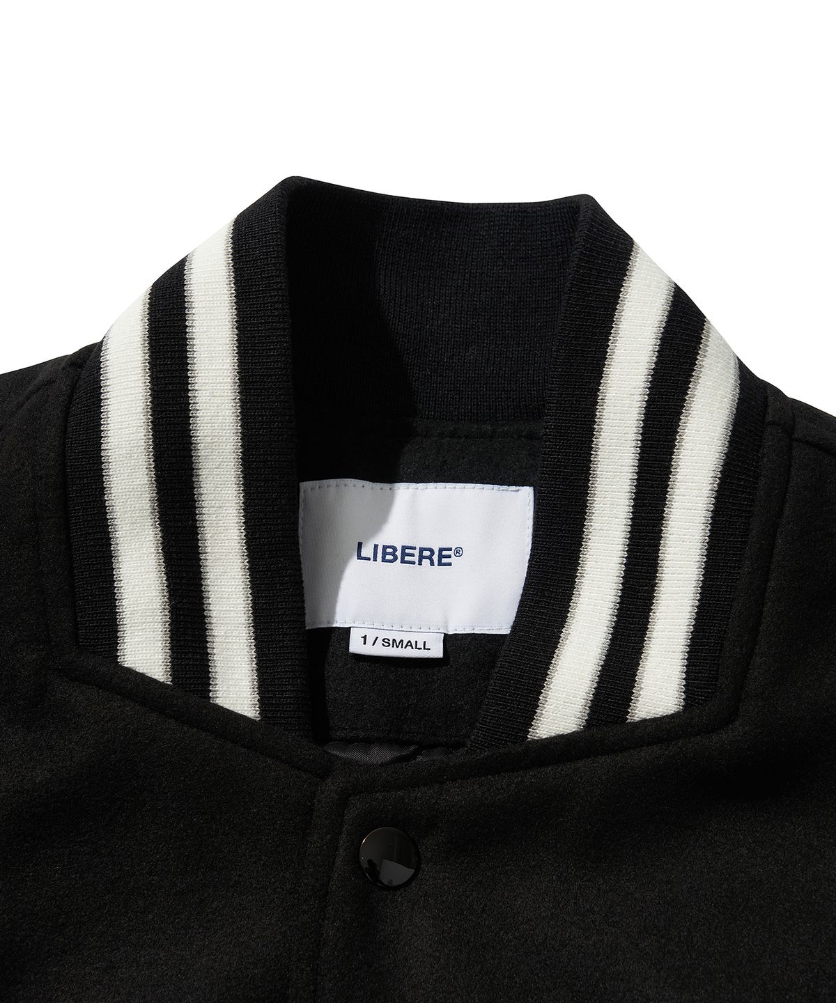 리베레(LIBERE) LIBERE VARSITYJACKET / BLACK