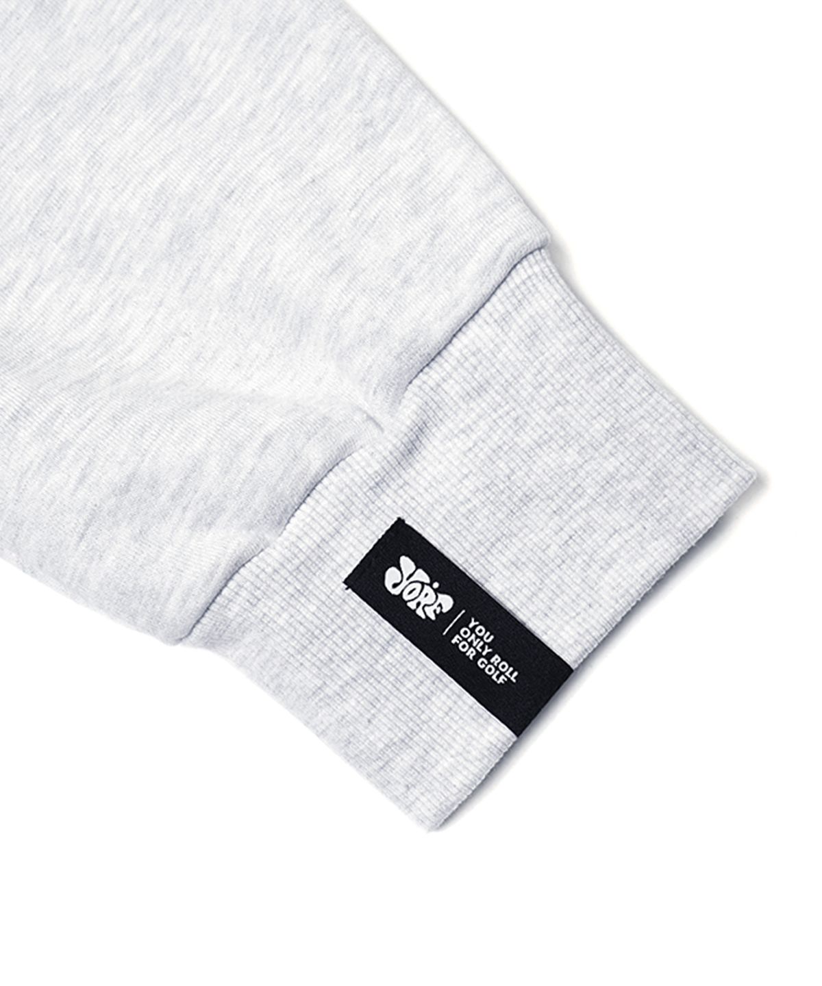 욜프(YORF) 22 A/W CP TRAINING PANTS WHITE MELANGE