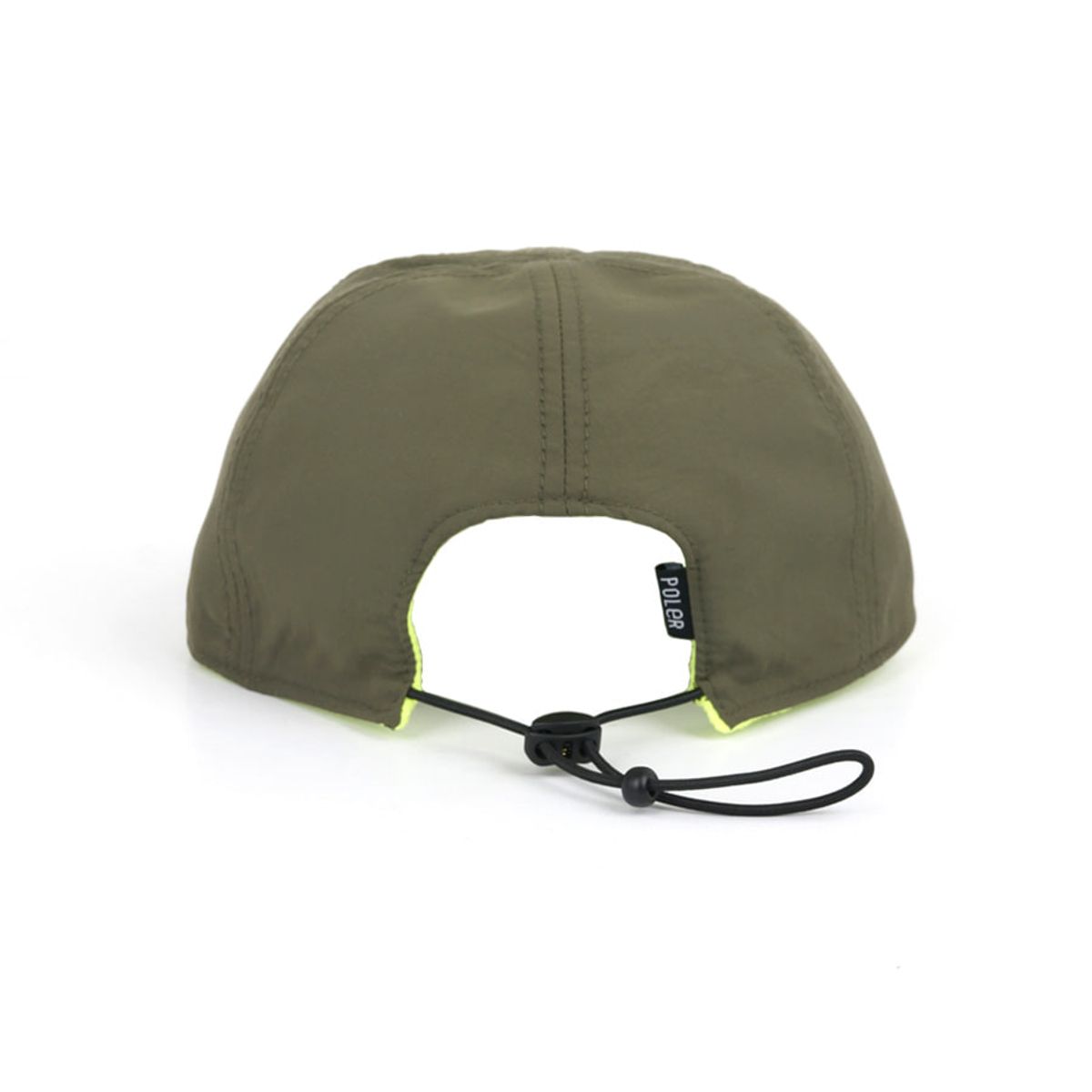 폴러스터프(POLERSTUFF) REVERSIBLE FLEECE CAP OLIVE/YELLOW