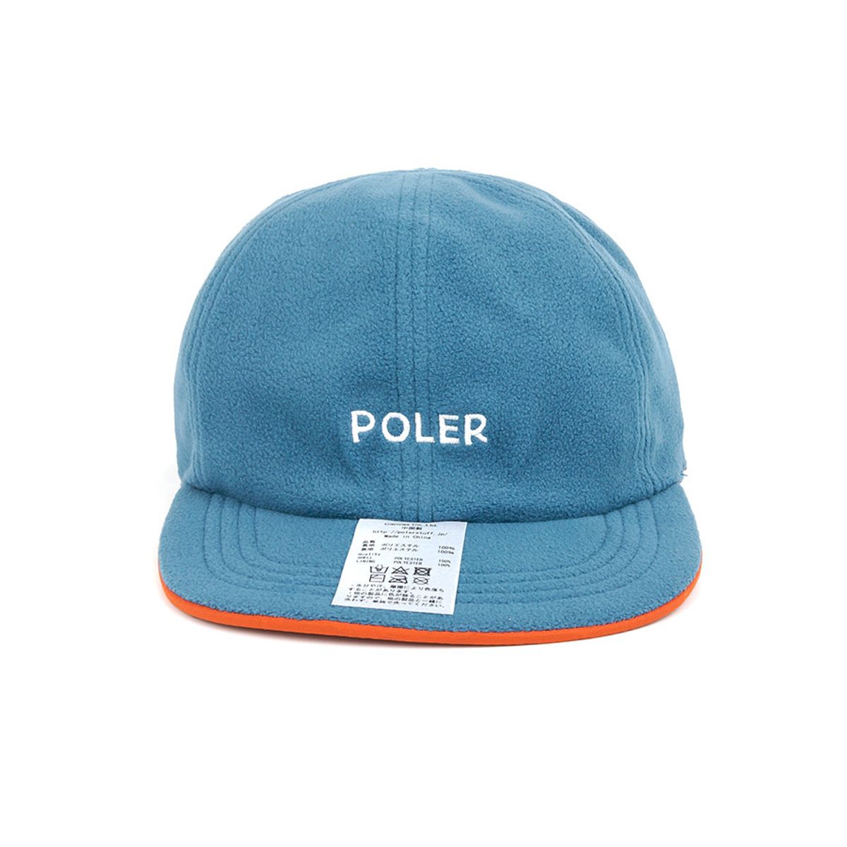 폴러스터프(POLERSTUFF) REVERSIBLE FLEECE CAP ORANGE/TEAL
