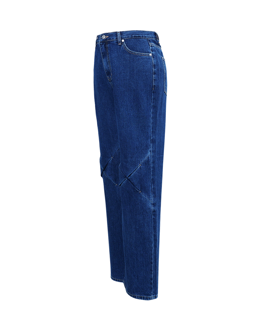 MUSINSA | LEVAR Relaxed Fit Denim - Light blue