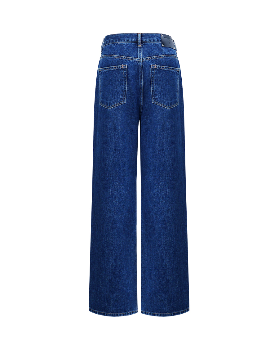 ★OY★C.B WASHED JEANS-BLUE★正規品/韓国直送料込/人気 OY/オーワイ』C.B WASHED JEANS/ウォッシュ加工 デニムパンツ OY