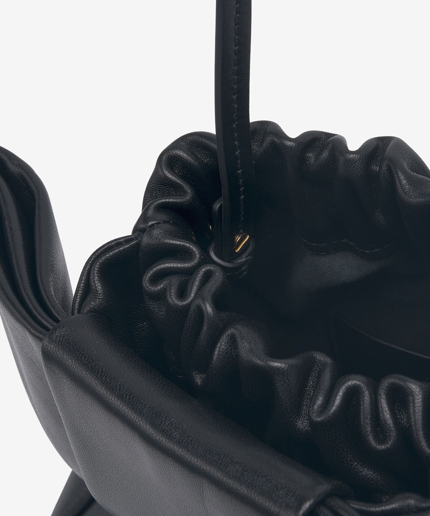 MUSINSA | JIL SANDER Bow Ribbon Shoulder Bag - Black