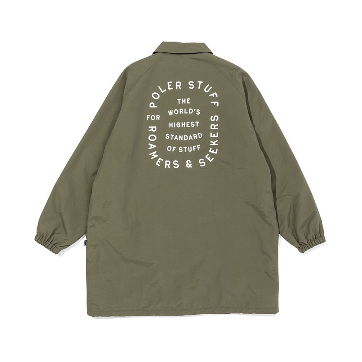 폴러스터프(POLERSTUFF) LONG COACH JACKET OLIVE