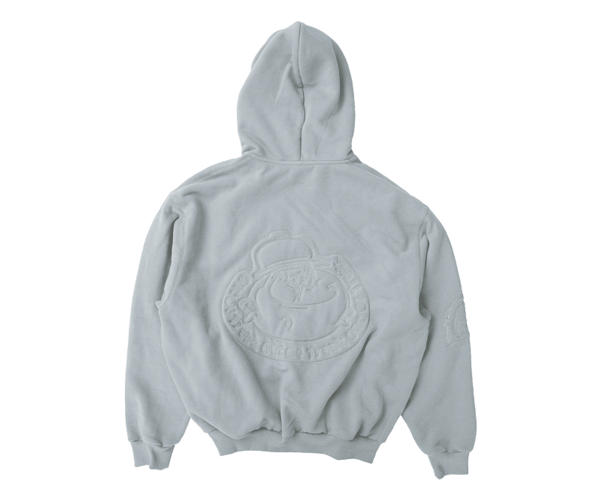아웃 오브 트렁크(OUT OF TRUNK) Mutt Character Hoodie (Light Grey)