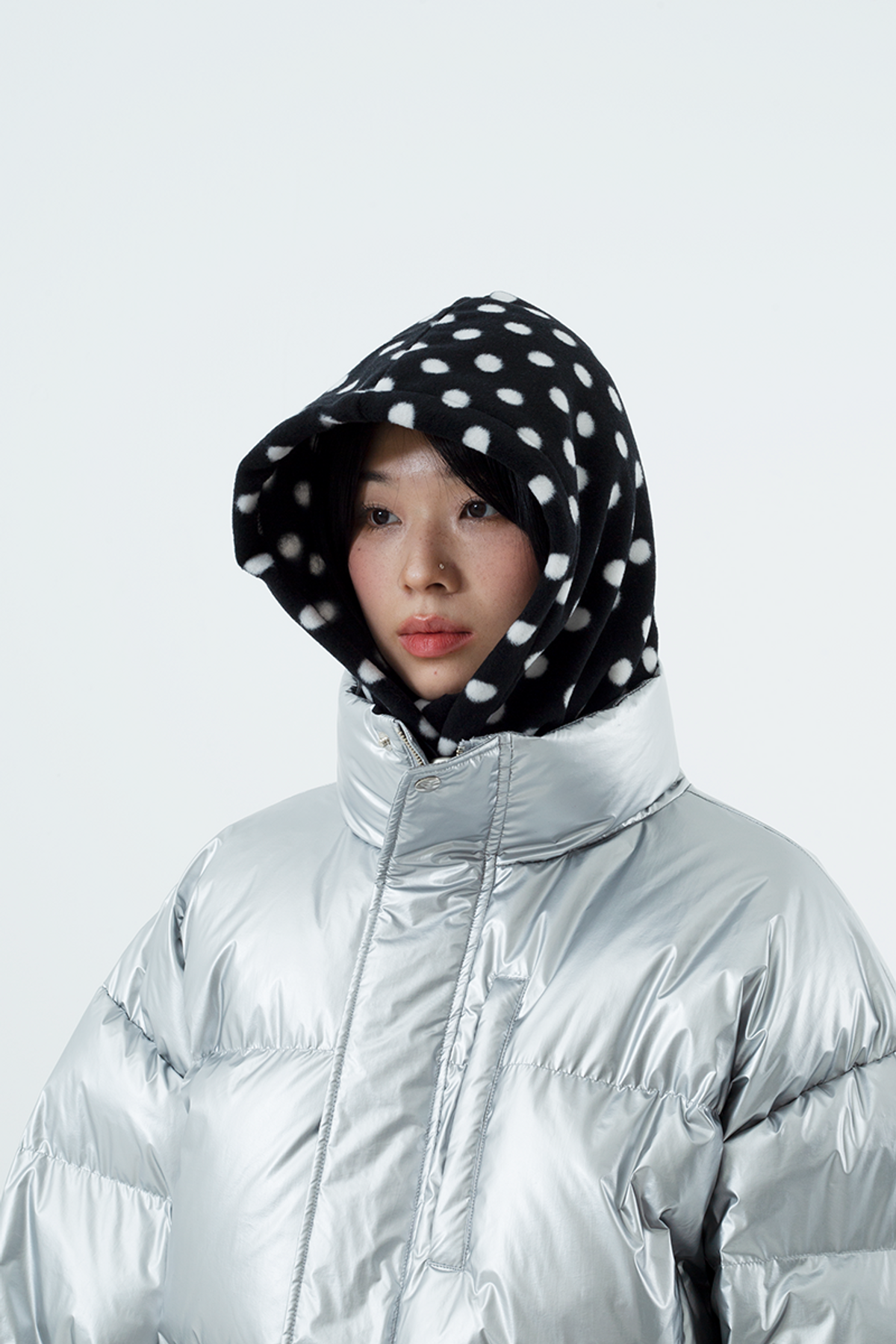 쿠키시(KOOKEESEE) 폴라플리스 바라클라바_도트