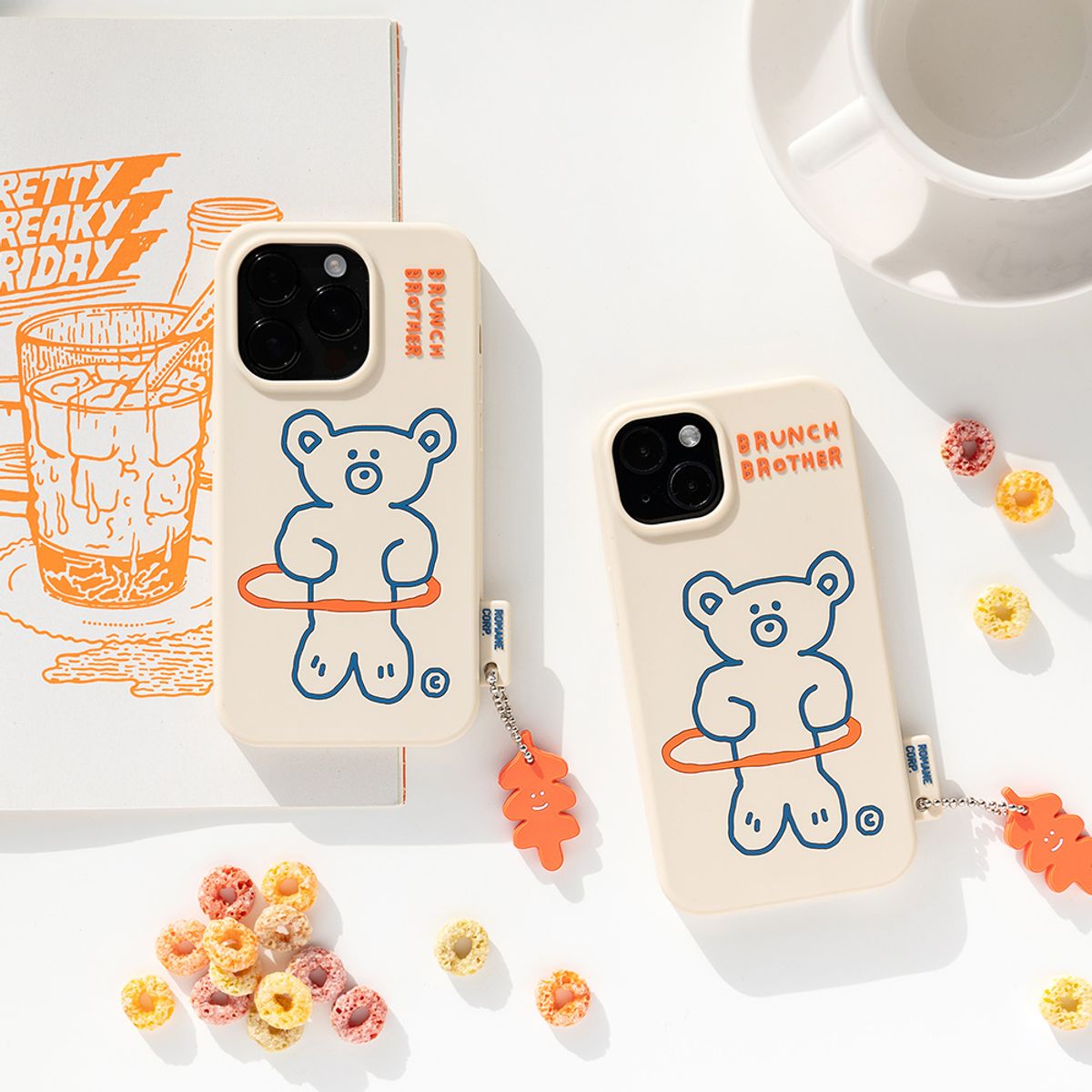 브런치브라더(BRUNCH BROTHER) Brunch Brother 홀라베어 실리콘 케이스 iPhone14