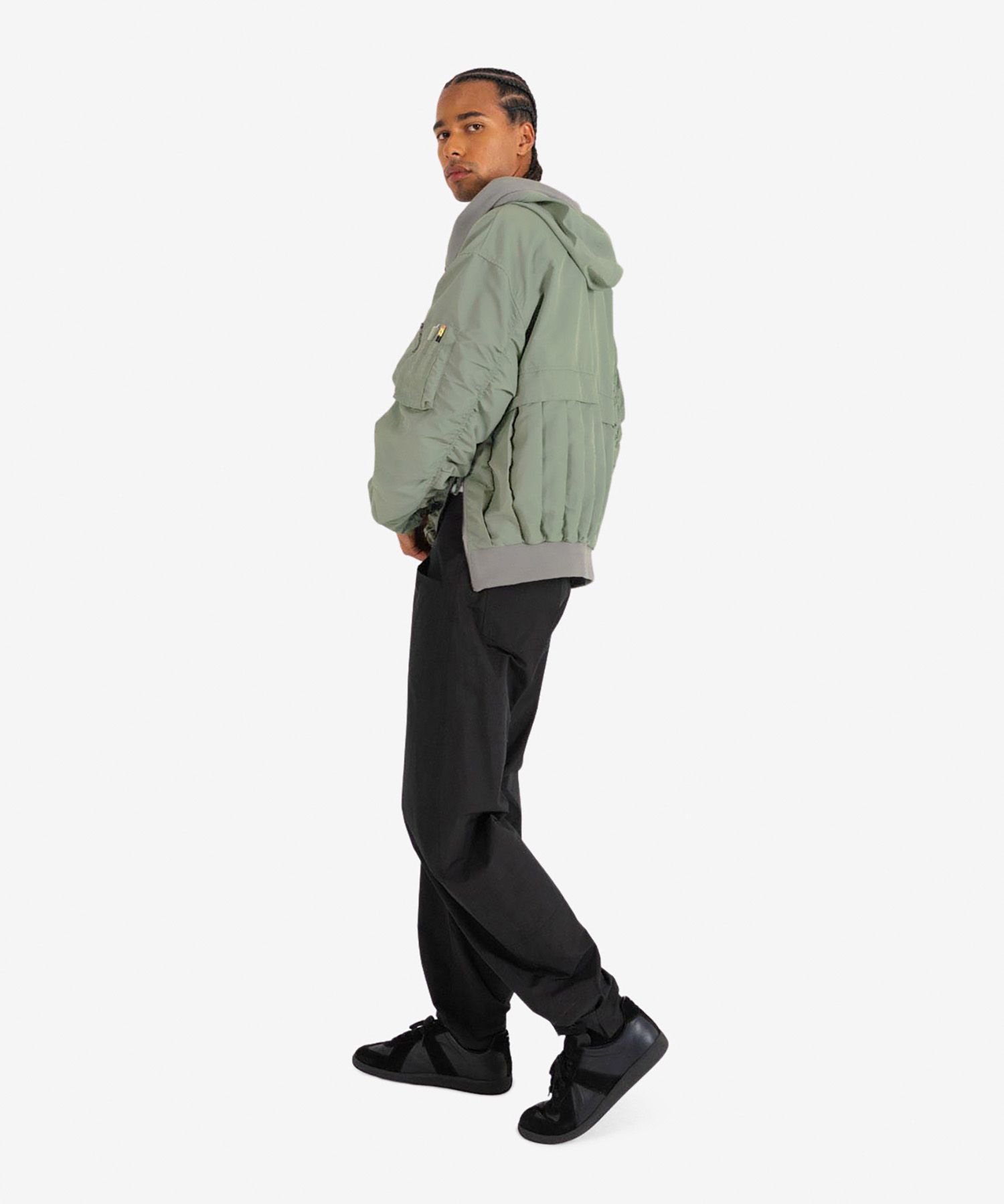 フリースジャケット GROVE MONET FLEECE JACKET 5BNY021 カットコール カラー切替 コーチジャケット（55-02BE21-203