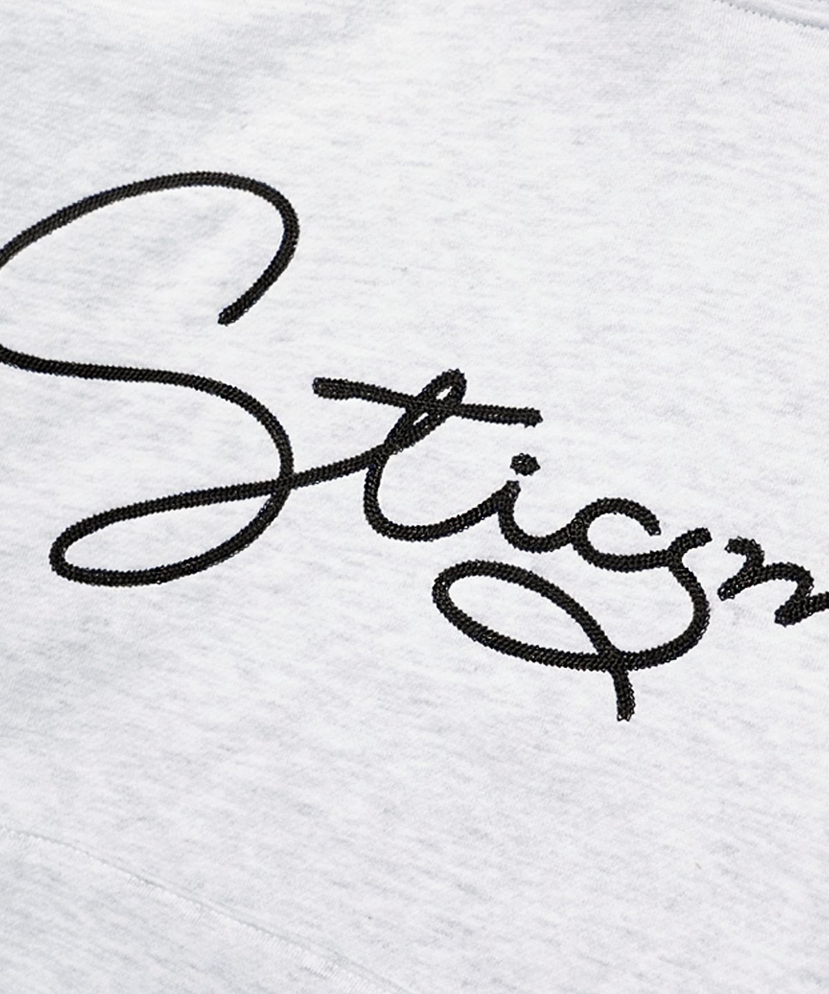 스티그마(STIGMA) 22 LETTER GRAPH OVERSIZED HEAVY SWEAT  HOODIE WHITE MELANGE