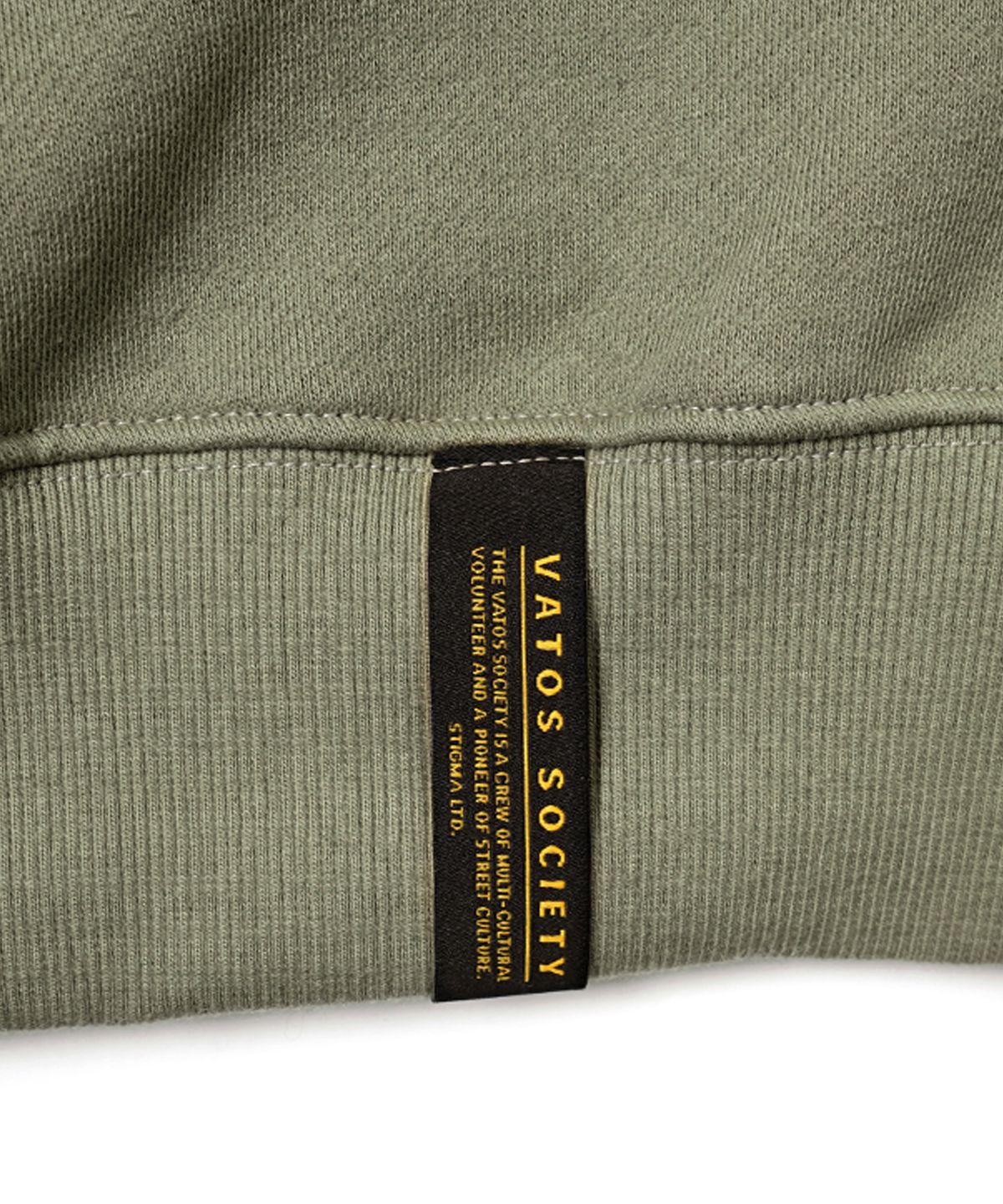 스티그마(STIGMA) 22 LETTER GRAPH OVERSIZED HEAVY SWEAT  HOODIE LIGHT KHAKI