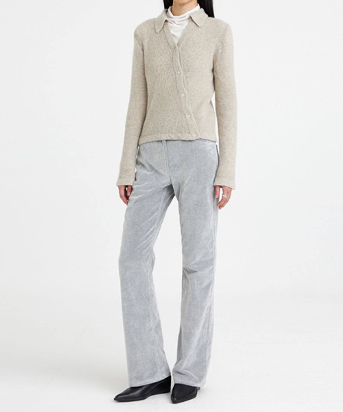 유스(YOUTH) Asymmetric Knit Shirt