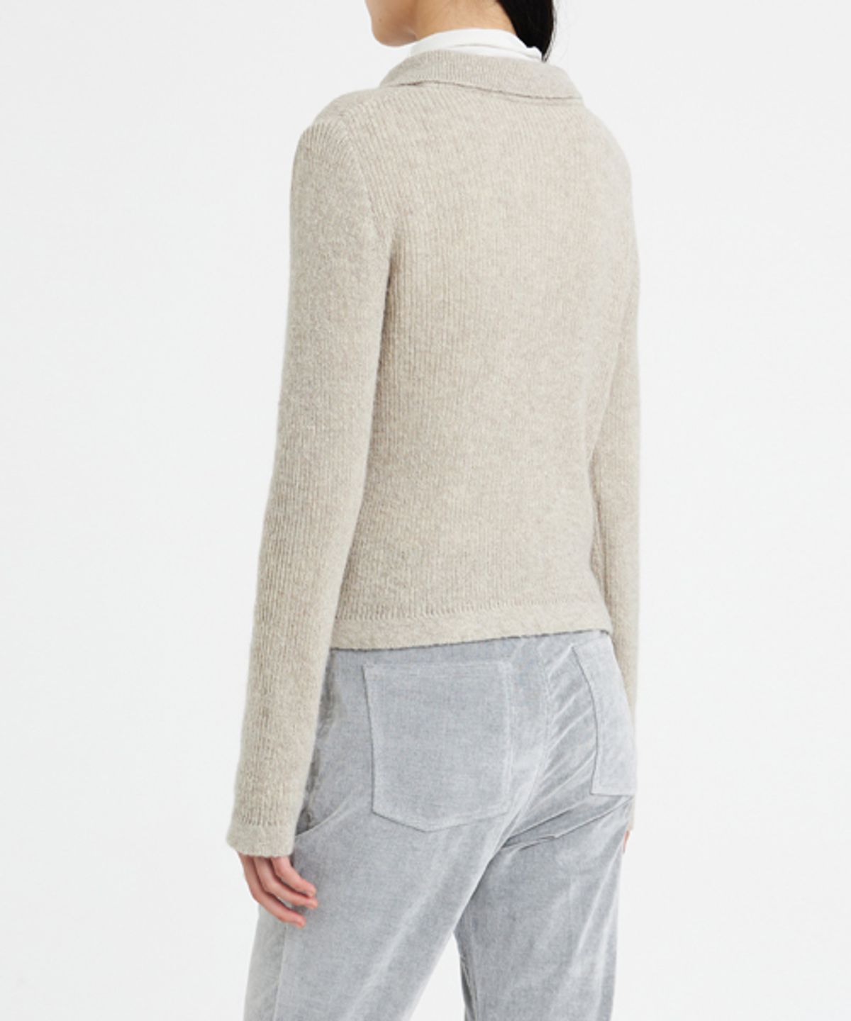 유스(YOUTH) Asymmetric Knit Shirt