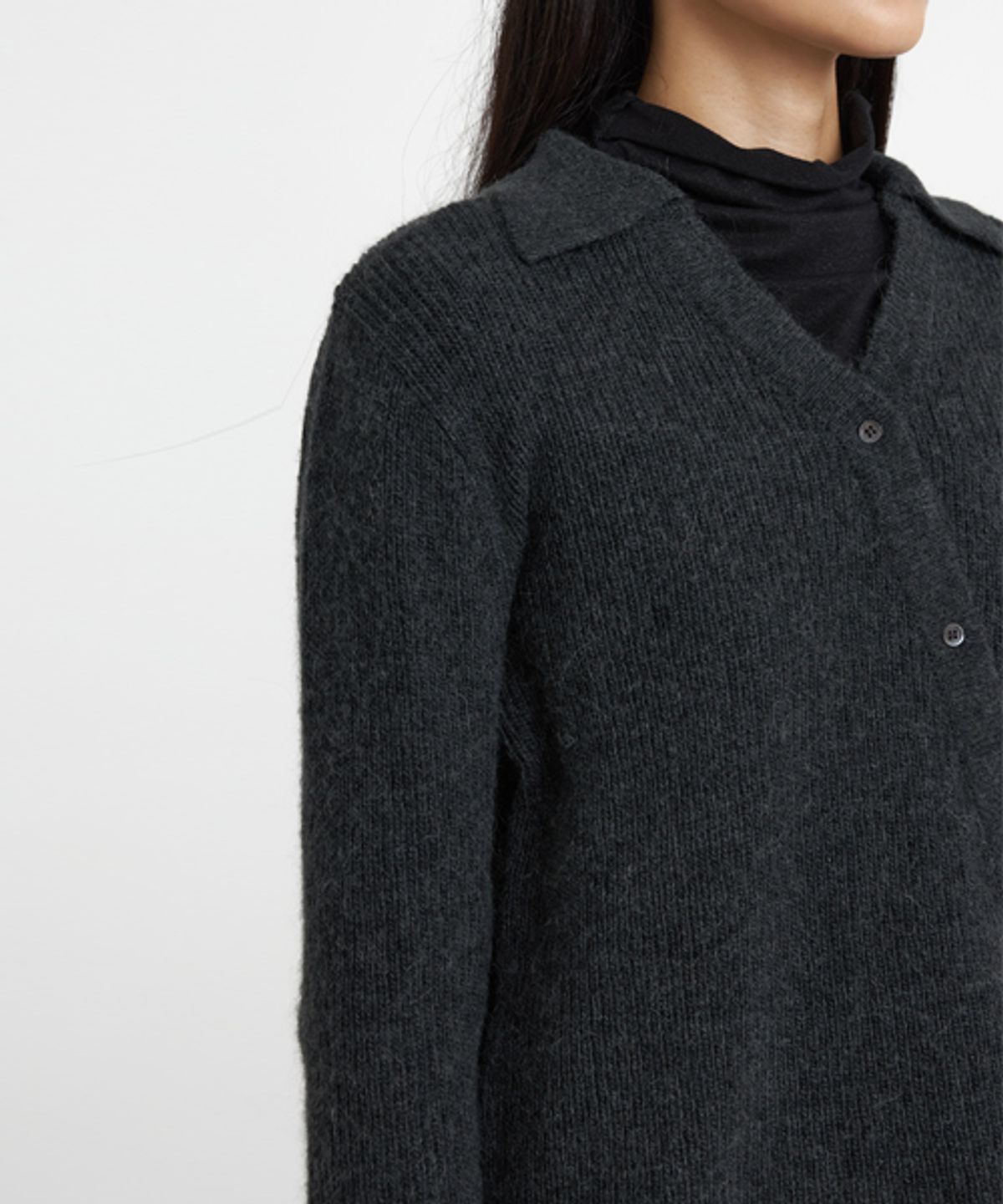 유스(YOUTH) Asymmetric Knit Shirt