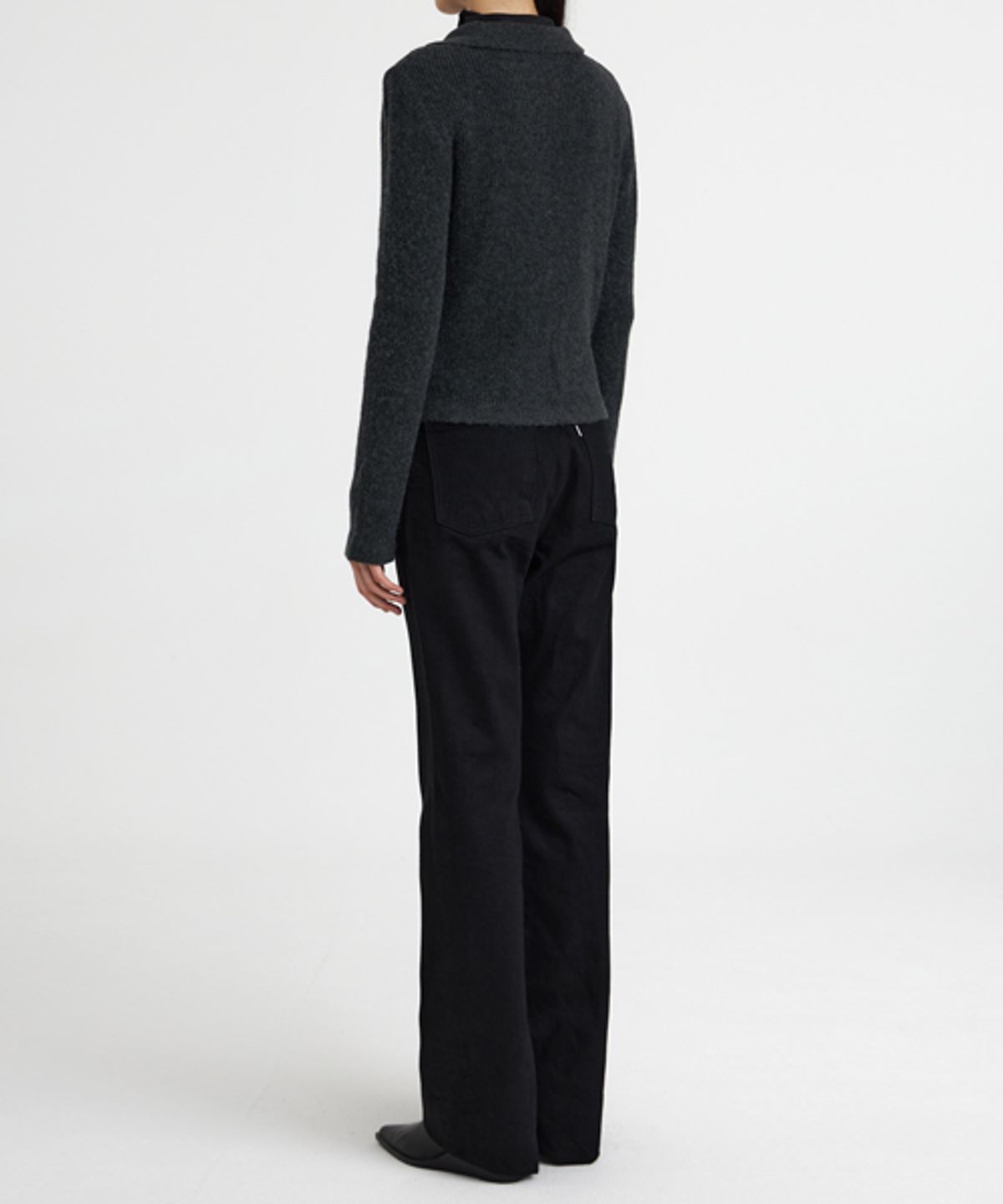 유스(YOUTH) Asymmetric Knit Shirt